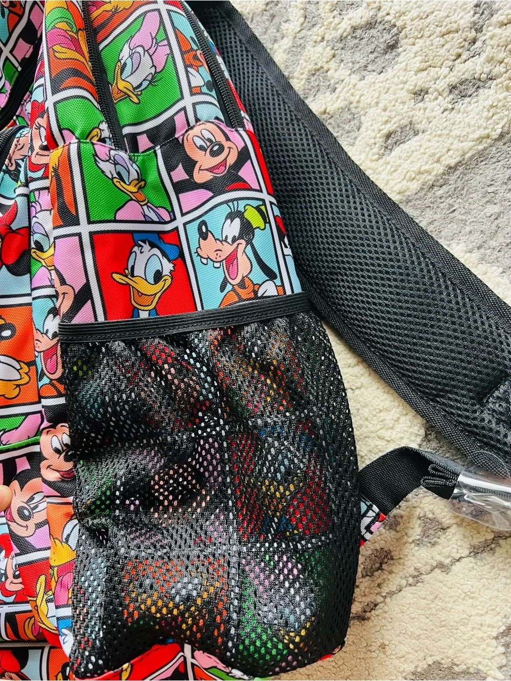 NWT❤️Disneyland Resort Minnie Mouse Friends Large Backpack— White/Black/Red